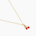 Collier Cherry Cerise Or Jaune - Colliers Enfant | Histoire d&rsquo;Or