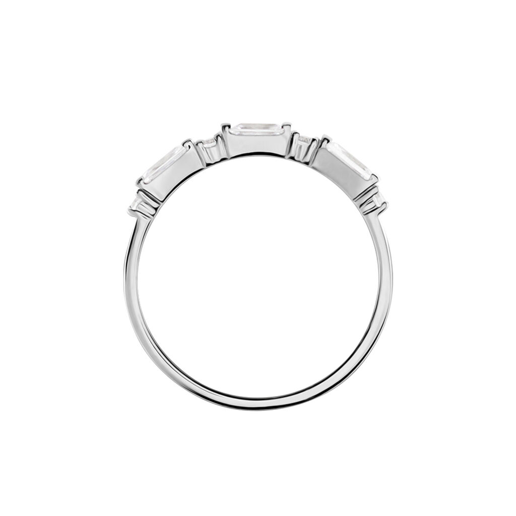 Bague Irenion Argent Blanc Oxyde De Zirconium - Bagues avec pierre Femme | Histoire d’Or