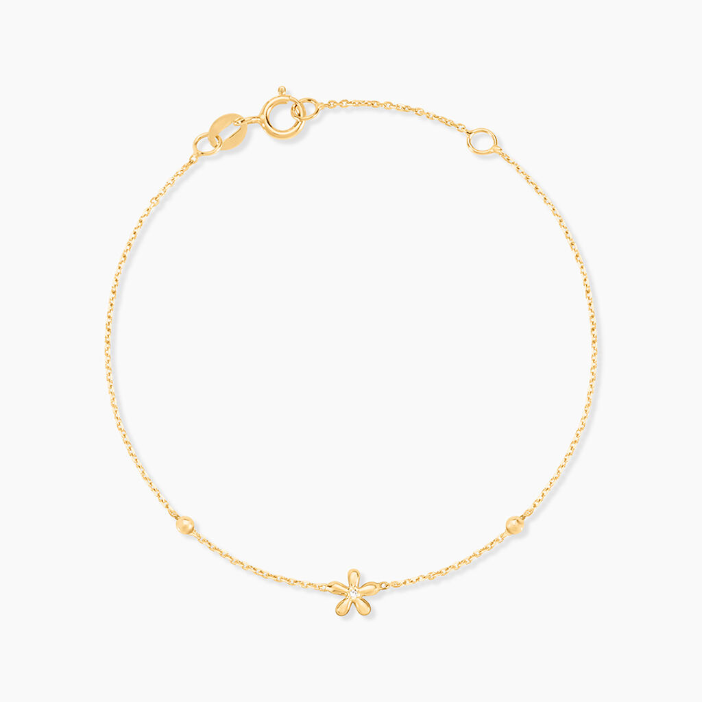 Bracelet Fenton Or Jaune Oxyde De Zirconium - Bracelets Famille | Histoire d&rsquo;Or