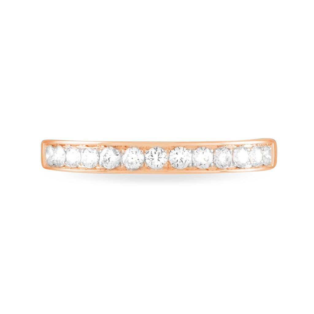 Alliance Collection Juliette Or Rose Diamant - Alliances Femme | Histoire d’Or