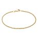 Bracelet Azelys Maille Corde Plaqué Or Jaune - Bracelets chaîne Femme | Histoire d’Or