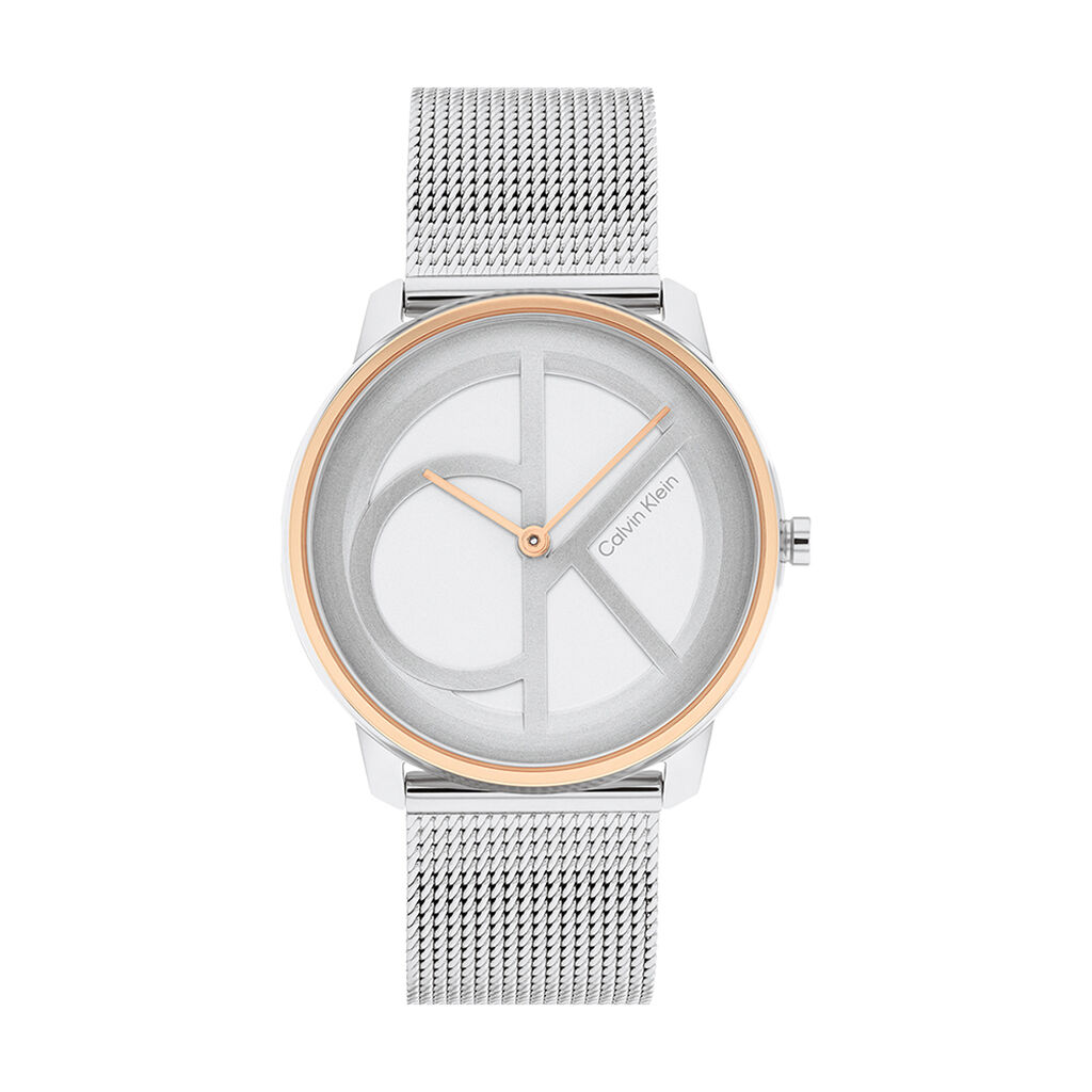 Montre Calvin Klein Iconic Mesh Argent - Montres Femme | Histoire d’Or