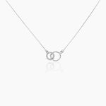 Collier Twillie Argent Blanc Oxyde De Zirconium - Colliers fantaisie Femme | Histoire d&rsquo;Or