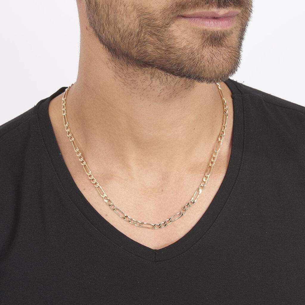 Cha&icirc;ne Bixente Plaqu&eacute; Or Jaune - Chaines Homme | Histoire d&rsquo;Or