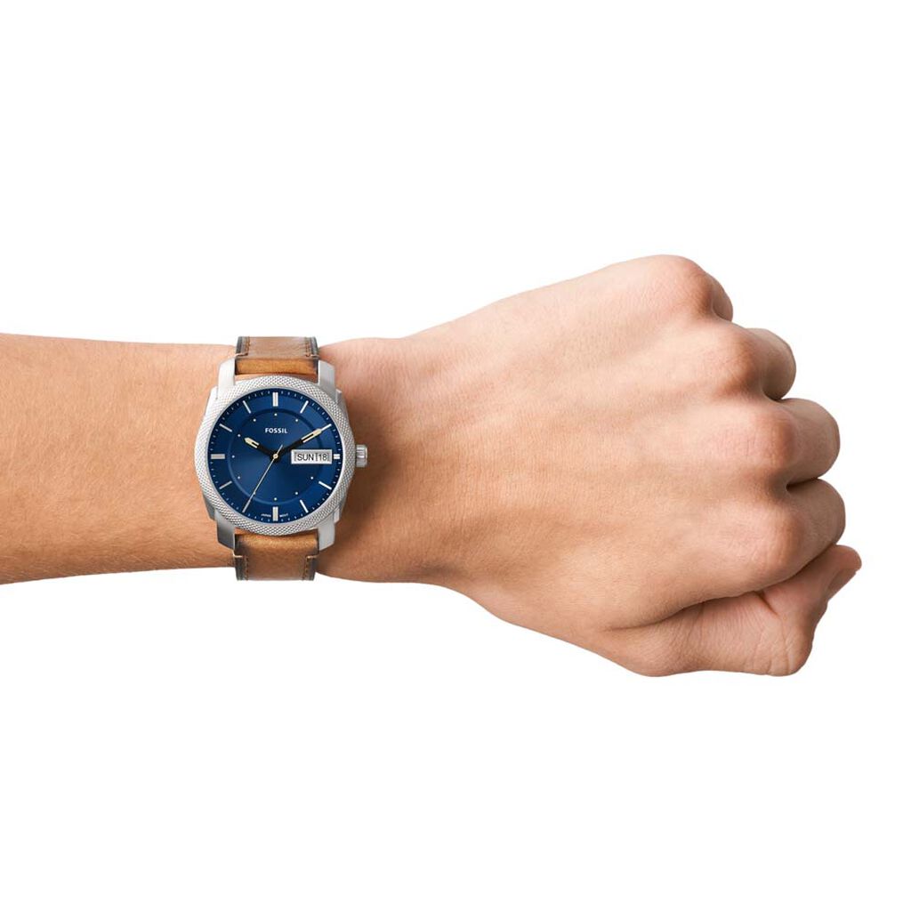 Montre Fossil Machine Bleu - Montres Homme | Histoire d’Or