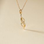 Collier Ishaae Plaqu&eacute; Or Jaune Oxyde De Zirconium - Colliers fantaisie Femme | Histoire d&rsquo;Or