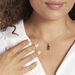Pendentif Tiki Argent Blanc Onyx - Pendentifs Femme | Histoire d’Or