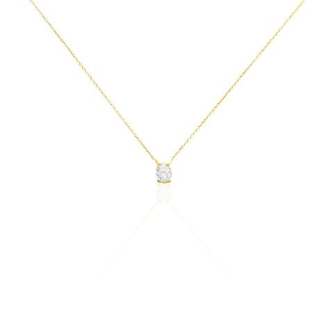 Collier Zilda Or Jaune Oxyde De Zirconium - Colliers Femme | Histoire d’Or