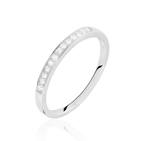 Alliance Rhea Or Blanc Diamant - Alliances Femme | Histoire d’Or
