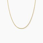 Cha&icirc;ne Ixia Maille Gourmette Diamantee Or Jaune - Chaines Famille | Histoire d&rsquo;Or