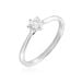 Bague Athena Platine Blanc Diamant - Bagues solitaires Femme | Histoire d’Or