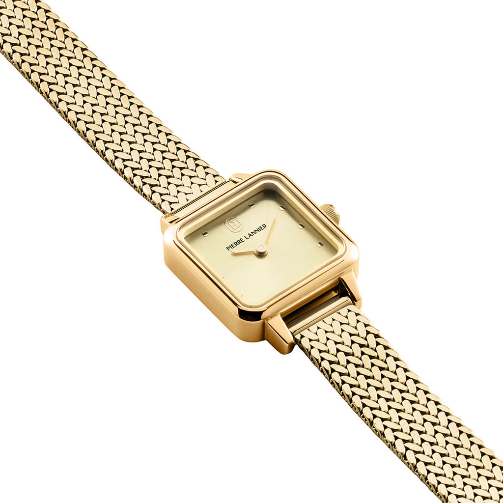 Montre Pierre Lannier Lannier Neora Champagne - F&ecirc;te des m&egrave;res Femme | Histoire d&rsquo;Or