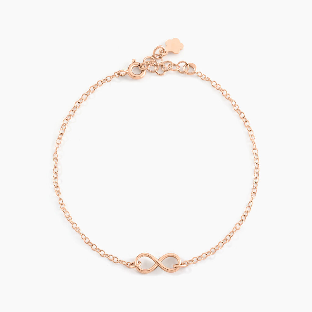 Bracelet Castilla Argent Rose - Bracelets Infini Femme | Histoire d’Or