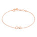 Bracelet Castilla Argent Rose - Bracelets Infini Femme | Histoire d’Or