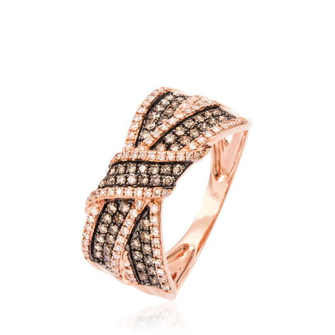 Bague Agnes Or Rose Diamant - Bagues avec pierre Femme | Histoire d’Or