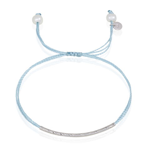 Bracelet Melynda Argent Blanc - Bracelets cordon Femme | Histoire d’Or