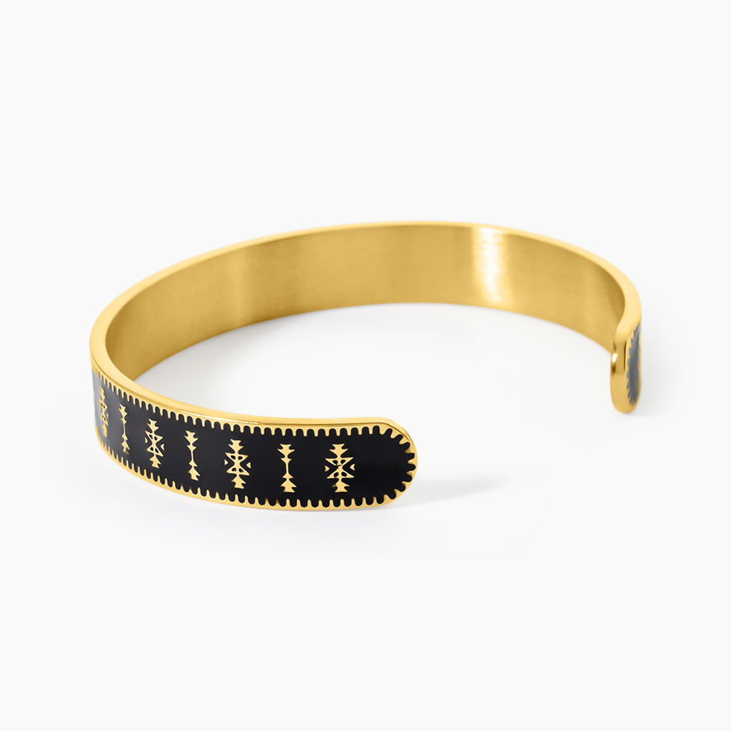 Bracelet Jonc Imagine Murielle Acier Jaune - Bracelets joncs Femme | Histoire d&rsquo;Or