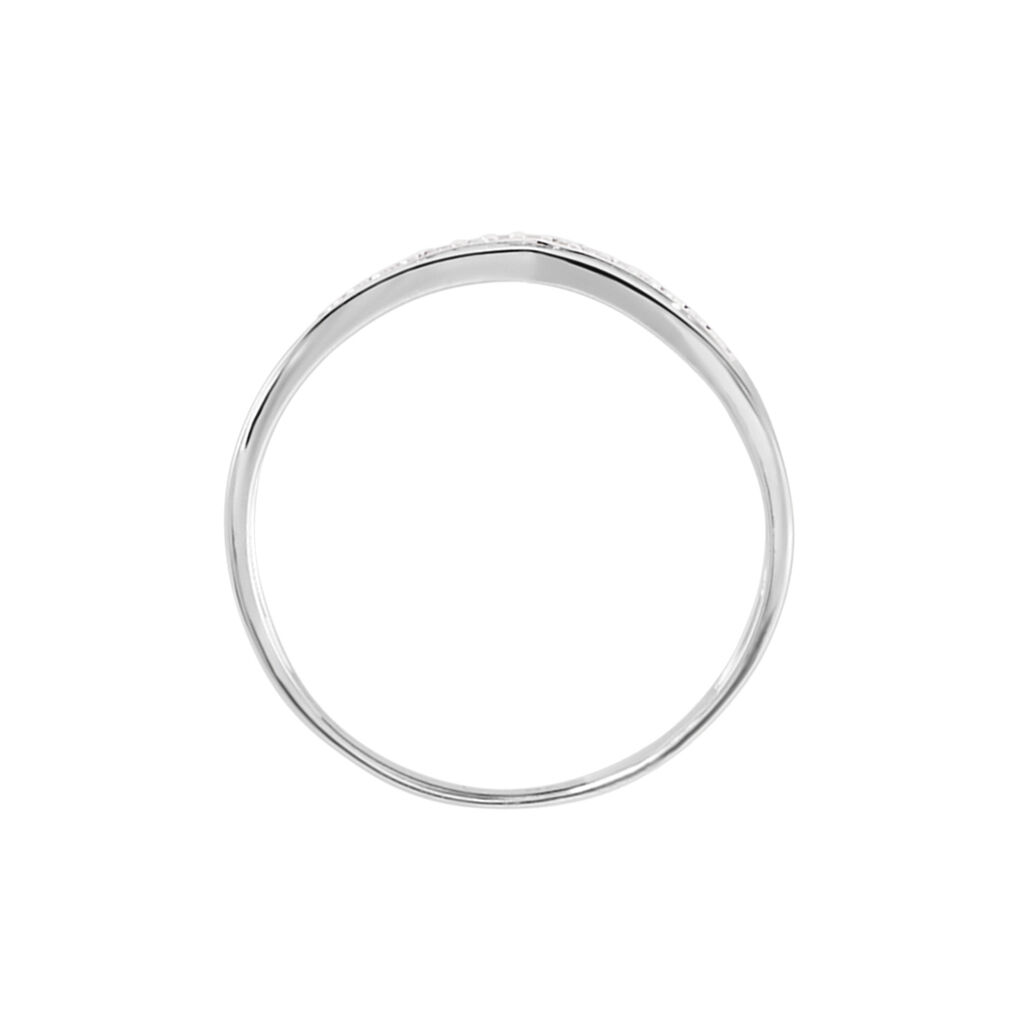 Bague Shadene Or Blanc Diamant - Bagues avec pierre Femme | Histoire d’Or