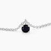 Collier Lylwenn Argent Blanc Oxyde De Zirconium Noir - Colliers fantaisie Femme | Histoire d’Or