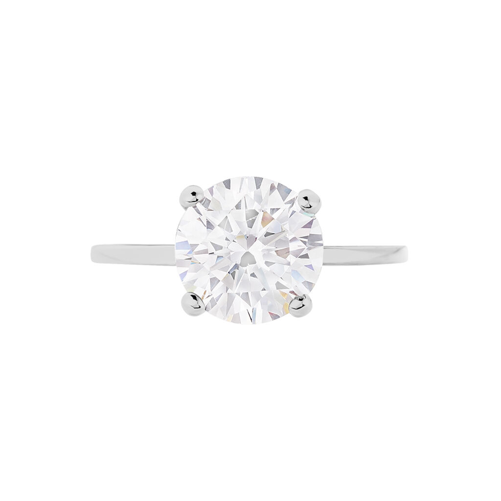 Bague Solitaire Gatiane Argent Oxyde De Zirconium - Bagues solitaires Femme | Histoire d&rsquo;Or