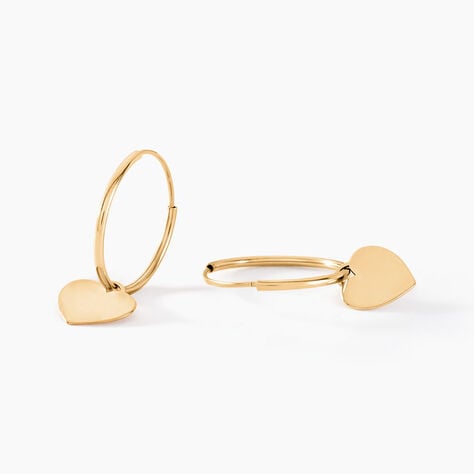 Cr&eacute;oles Belita Or Jaune - Boucles d'oreilles cr&eacute;oles Femme | Histoire d&rsquo;Or