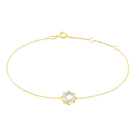 Bracelet Volcania Or Jaune Diamant - Bracelets Femme | Histoire d’Or
