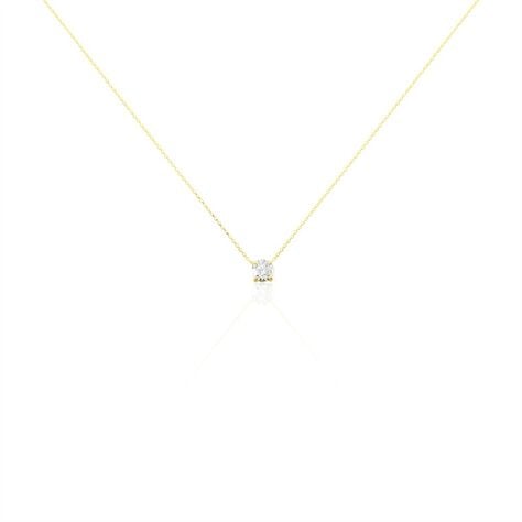 Collier Collection Aphrodite Or Jaune Diamant Synthetique - Colliers Femme | Histoire d’Or