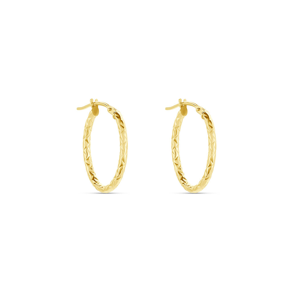 Créoles Carlyle Or Jaune - Boucles d'oreilles créoles Femme | Histoire d’Or
