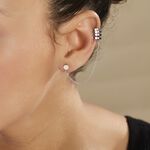 Bijou D'oreille Unitaire Trina Argent Blanc - Boucles d'oreilles fantaisie Femme | Histoire d&rsquo;Or