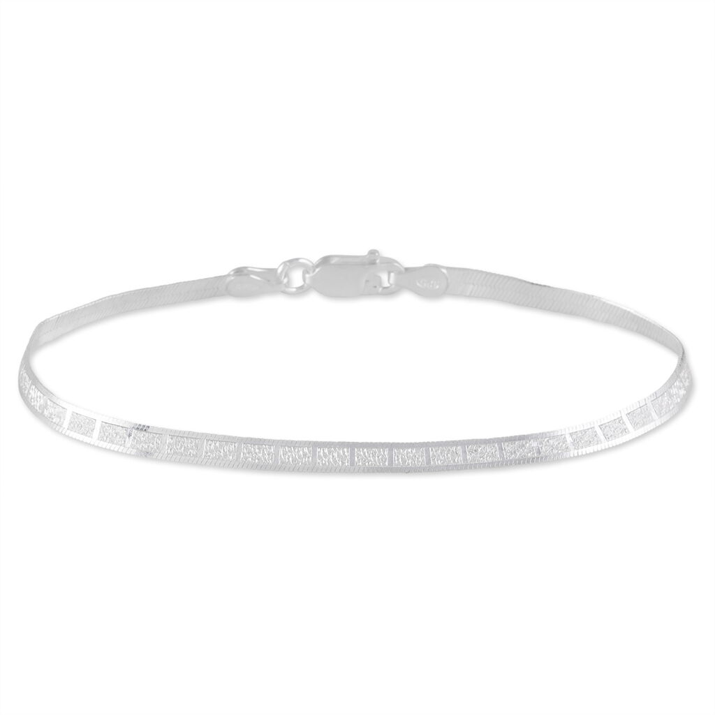 Bracelet Nuriaae Argent Blanc - Bracelets chaîne Femme | Histoire d’Or