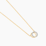 Collier Or Jaune Tresha Diamants - Colliers Femme | Histoire d&rsquo;Or