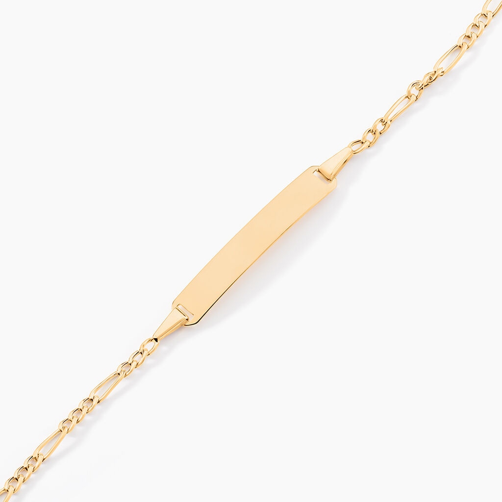 Bracelet Identite Bebe Or Jaune Bartolomee - Bracelets Communion Enfant | Histoire d’Or