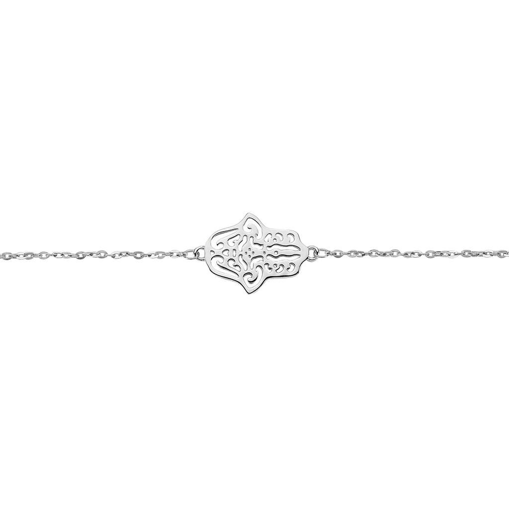 Bracelet Sarah Argent Blanc - Bracelets Femme | Histoire d&rsquo;Or