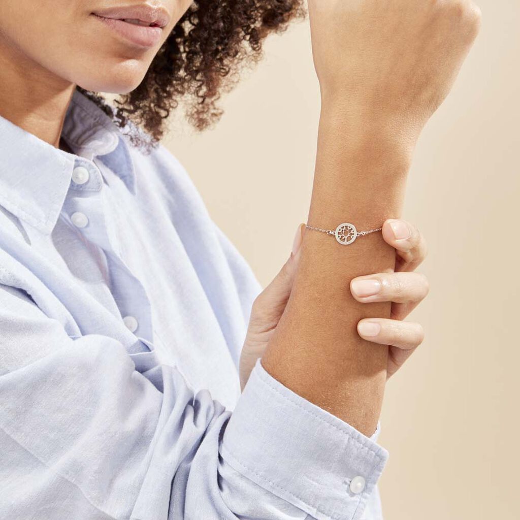 Bracelet Argent Blanc Vroon - Bracelets Femme | Histoire d’Or
