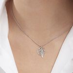 Collier Lorelle Argent Blanc - Colliers fantaisie Femme | Histoire d&rsquo;Or
