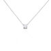 Collier Solitaire Victoria Platine Blanc Diamant - Colliers Femme | Histoire d’Or