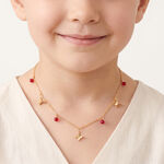Collier Phyliss Or Jaune Oxyde De Zirconium - Colliers Enfant | Histoire d&rsquo;Or