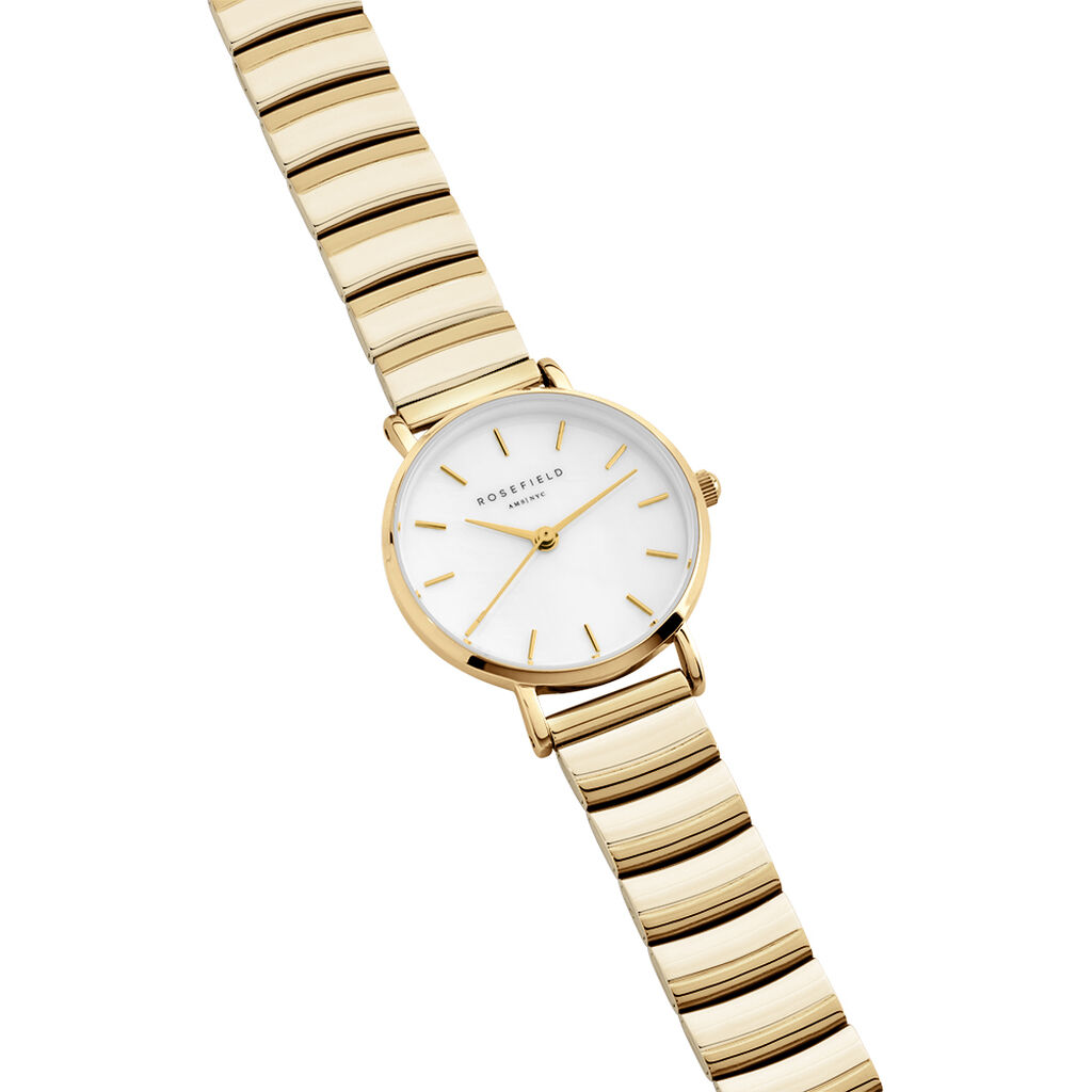 Montre Rosefield Small Edit Nacre Blanche - Id&eacute;es cadeaux Femme | Histoire d&rsquo;Or