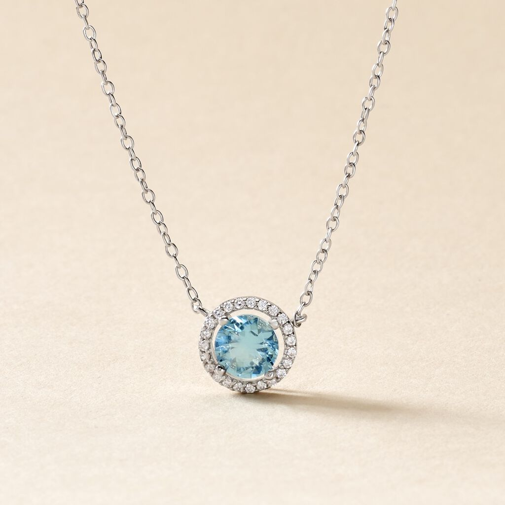 Collier Argent Blanc Rio Copacabana Oxyde De Zirconium - Colliers fantaisie Femme | Histoire d’Or