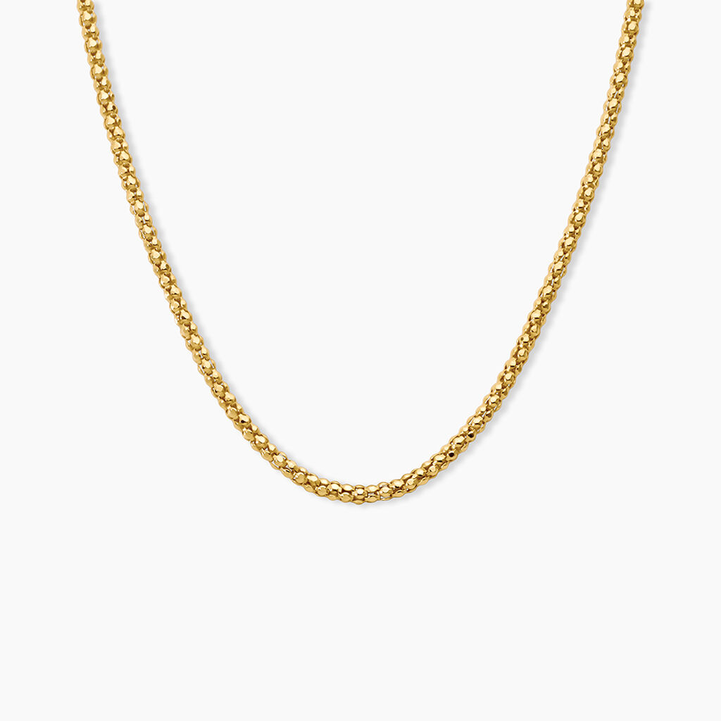 Collier Big Love Argent Dor&eacute; A L'Or 750/1000 - F&ecirc;te des m&egrave;res Femme | Histoire d&rsquo;Or