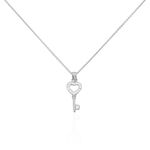 Collier Amy Argent Blanc Oxyde De Zirconium - Colliers fantaisie Femme | Histoire d&rsquo;Or