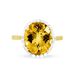 Bague Anna Or Jaune Citrine Et Diamant - Bagues solitaires Femme | Histoire d’Or