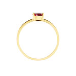 Bague Rhodolite Fever Or Jaune Rhodolite - Bagues solitaires Femme | Histoire d&rsquo;Or