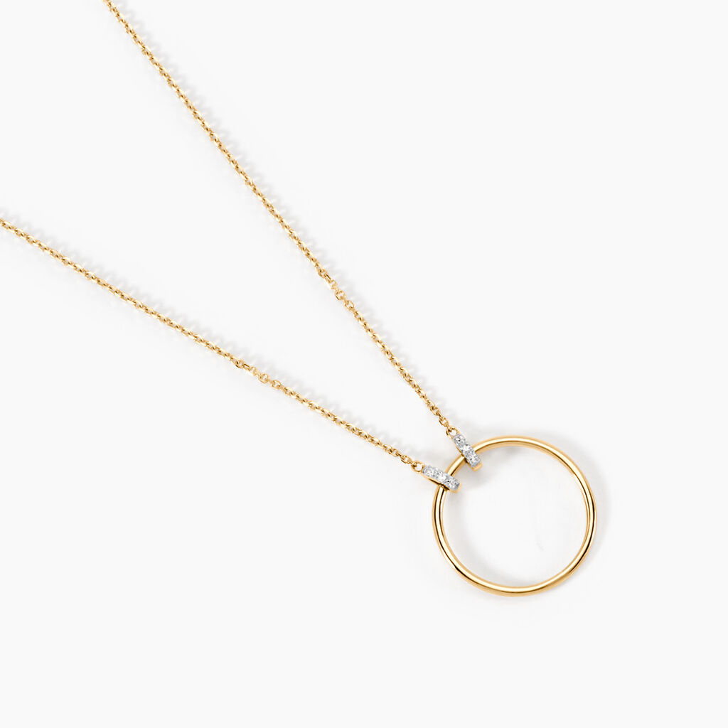 Collier Proserpine Or Jaune Diamant - Colliers Femme | Histoire d’Or