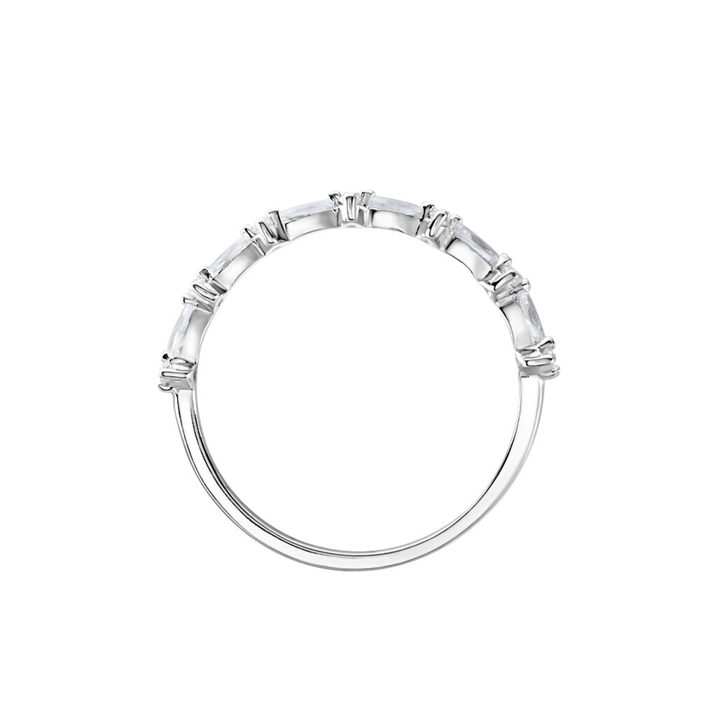 Bague Argent Blanc Coby Oxydes De Zirconium - Bagues avec pierre Femme | Histoire d’Or