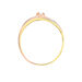 Bague Solitaire Gisla Or Tricolore Diamant - Bagues solitaires Femme | Histoire d’Or