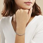 Bracelet Cefora Argent Blanc - Bracelets Femme | Histoire d&rsquo;Or