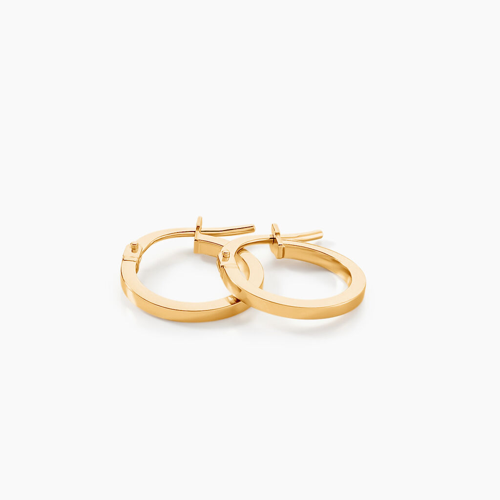 Créoles Thyrza Or Jaune - Boucles d'oreilles créoles Femme | Histoire d’Or