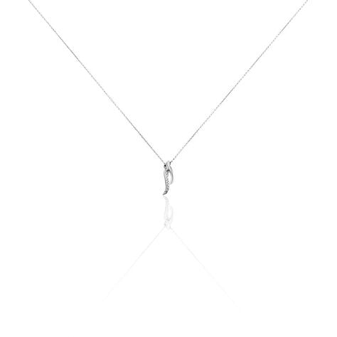 Collier Tylane Or Blanc Diamant - Colliers Femme | Histoire d&rsquo;Or