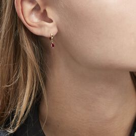 Créoles Plaqué Or Heikospinelle - Boucles d'oreilles créoles Femme | Histoire d’Or